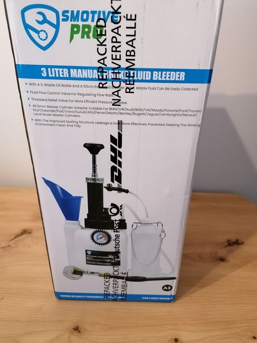 Ręczna pompka odpowietrzania hamulców CMOTIV PRO nowa