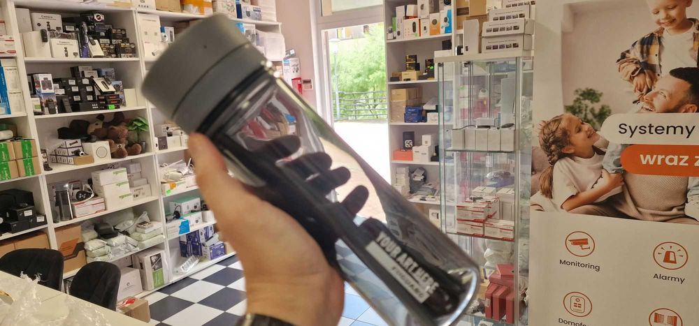 Mini kamera szpiegowska ukryta w butelce bidonie podgląd w aplikacji