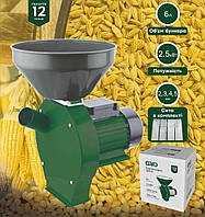 Измельчитель зерна 2.5кВт до 230 кг/ч зерновые, початки GRAD
Подробнее