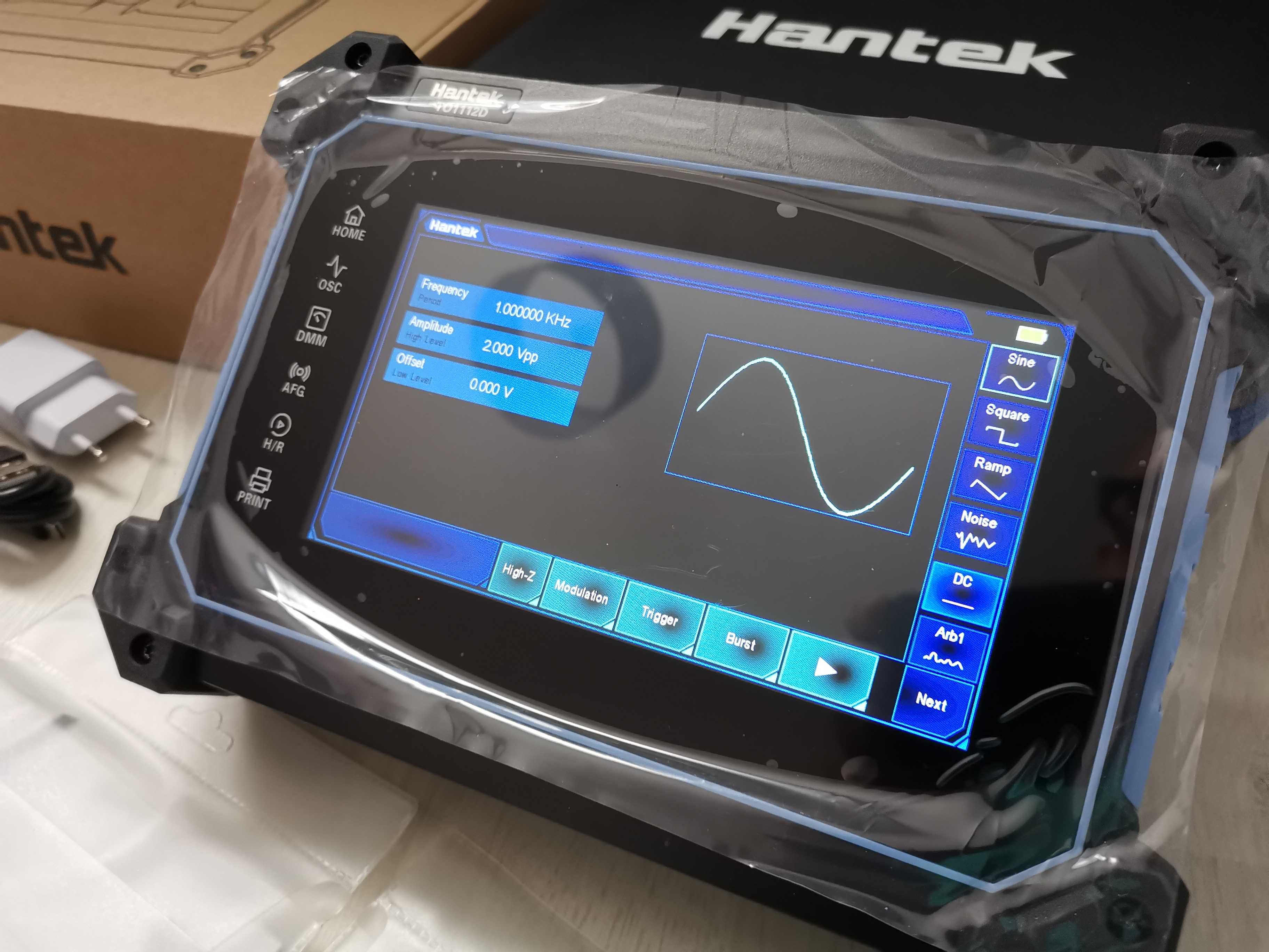 Hantek TO1112D skopometr oscyloskop generator ekran 7cali + GRATIS !!!