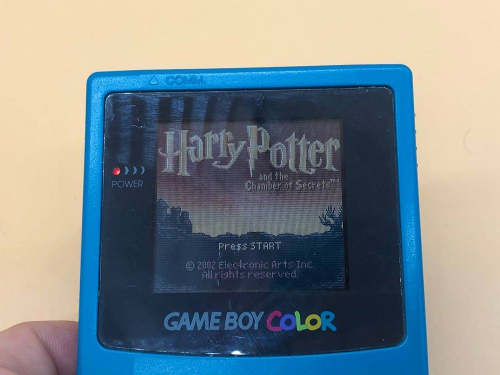 Gameboy color плюс ліцензійний картрідж harry potter