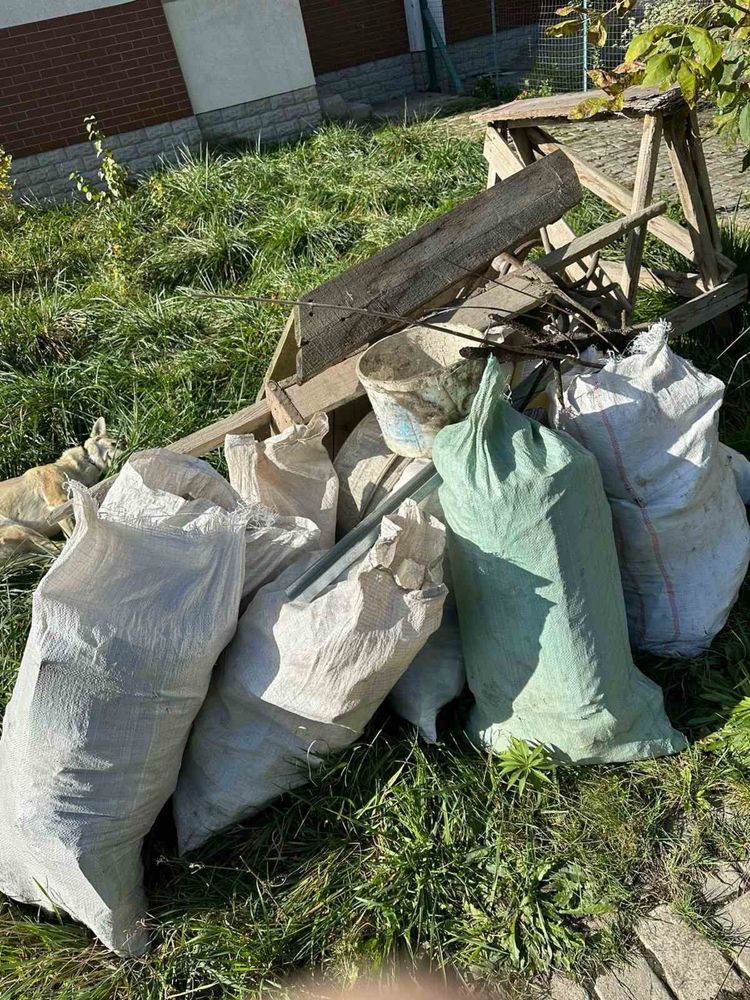 Вивіз будівельного та побутового сміття.Вантажні перевезення. Грузчики