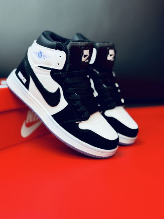 Теплые зимние кроссовки Nike / зимові кросівки Найк / Хай топ Nike