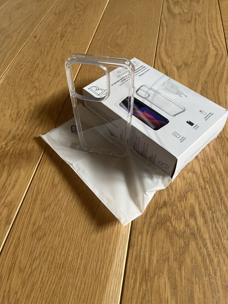 Etui i szkło ochronne do iPhone 15 Pro