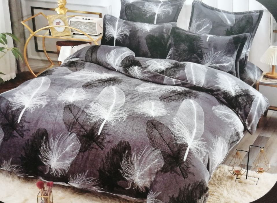 Постільні  велюрові комплекти полуторка