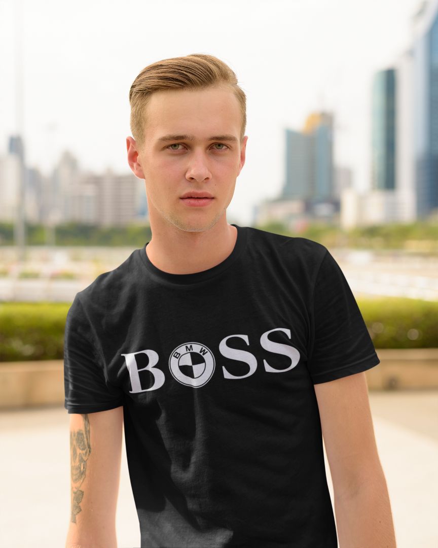 Koszulka BMW Boss czarna 3XL