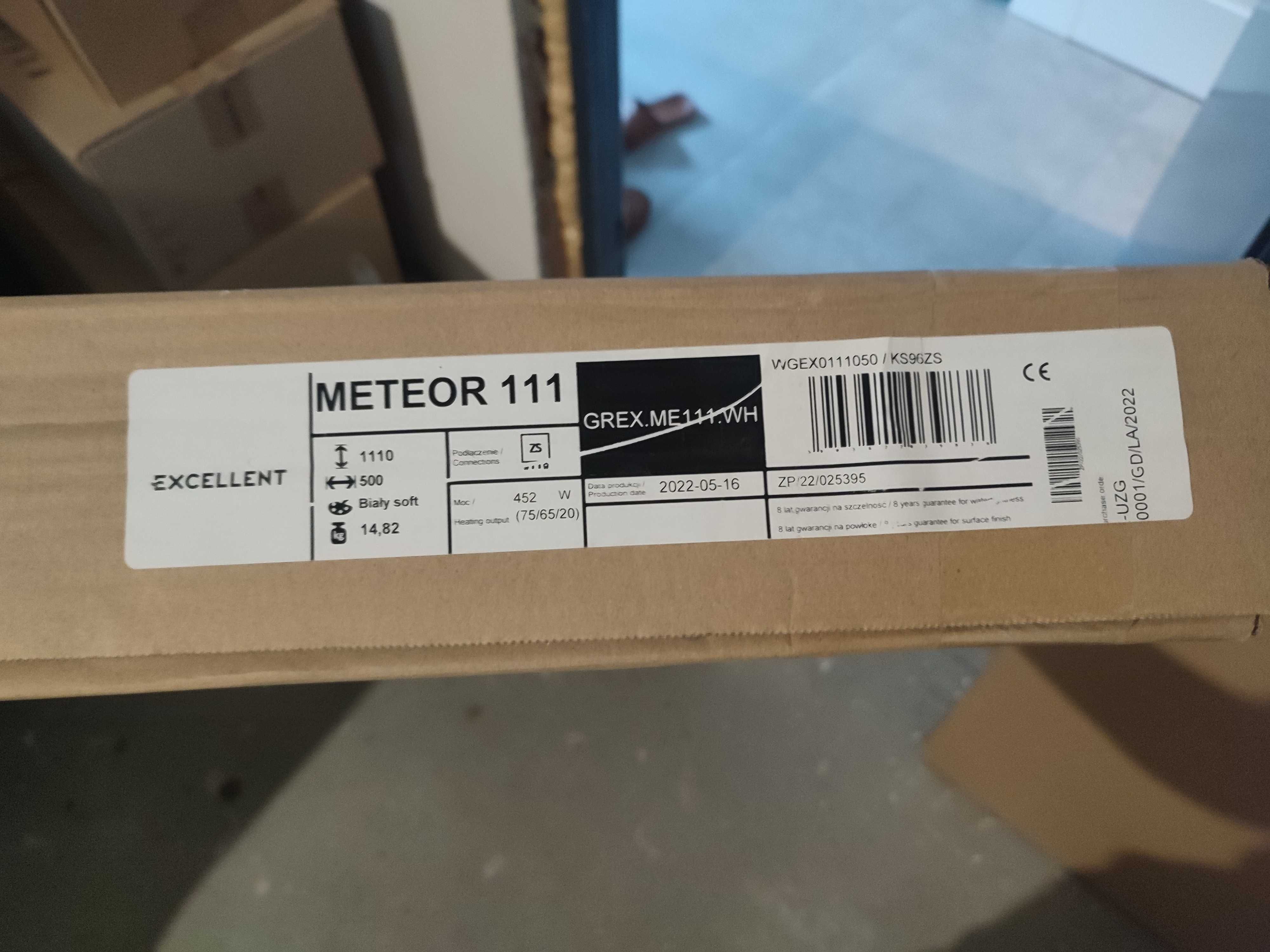 Grzejnik łazienkowy - Excellent Meteor - Biały