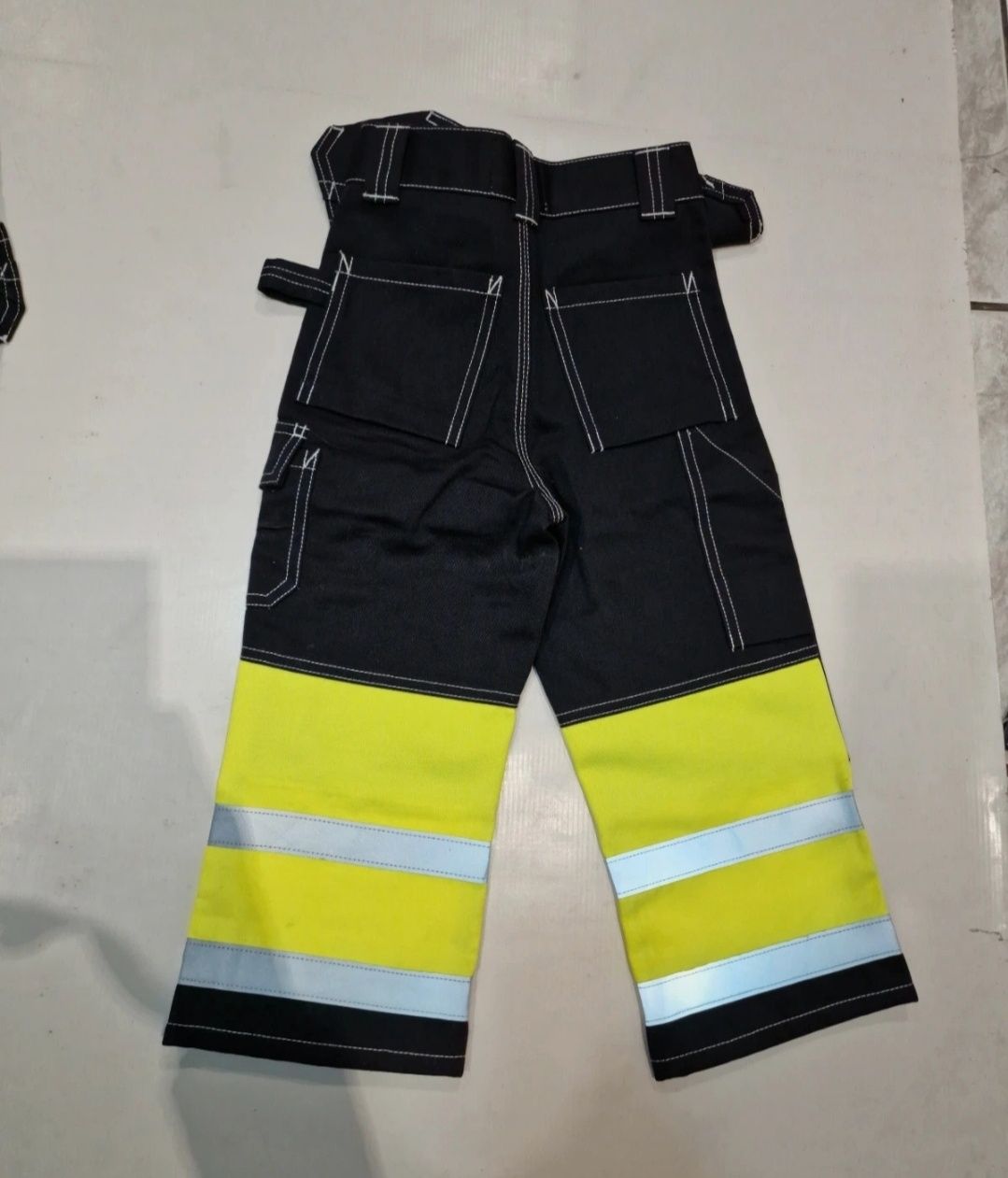 Nowe spodnie Biltema robocze monterskie odblaskowe roz,104/110,