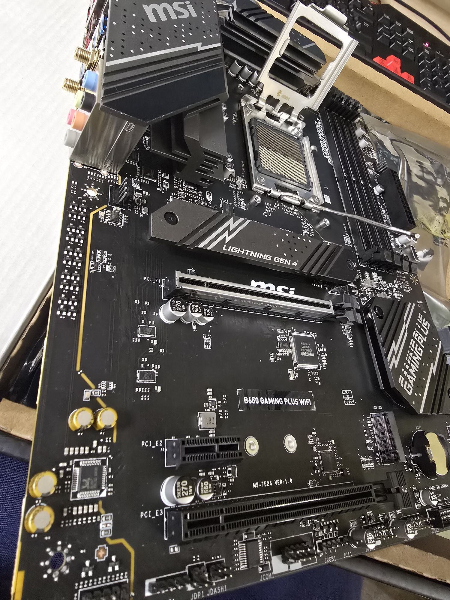 Материнская плата MSI B650 Gaming Plus Wi-Fi (sAM5, AMD Вб50, РСІ-Ех1б
