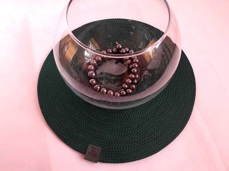 Підтарільники смарагдові круглі. Килимки для столу. Handmade Placemat