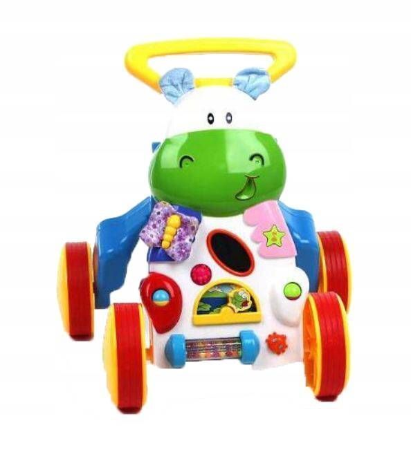 chodzik pchacz jeżdzik hipcio składany gumowe koła