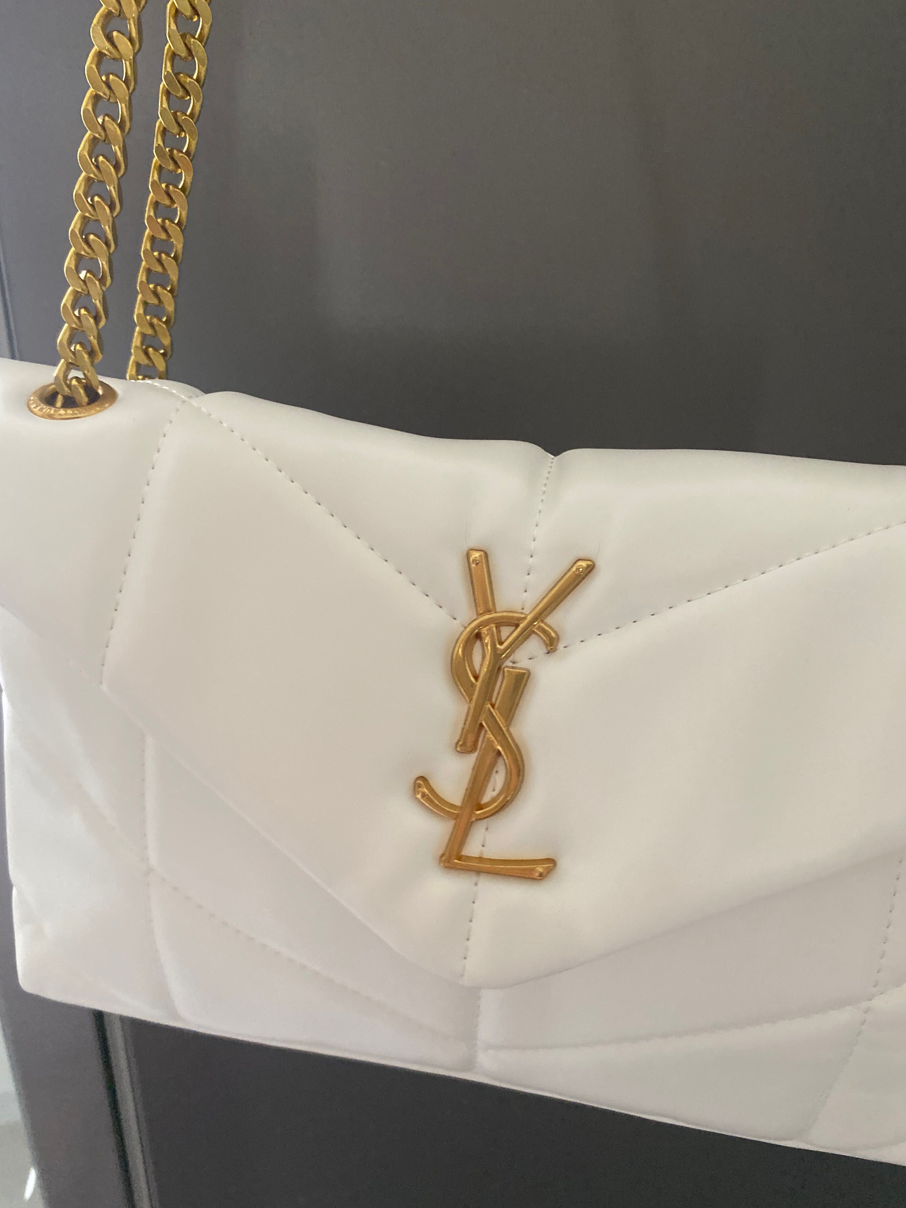 Saint Laurent toy torebka skóra naturalna