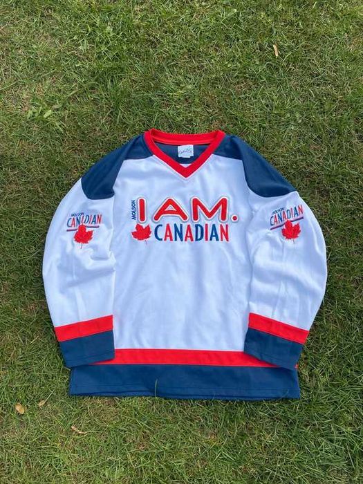 Koszulka sportowa Jersey NHL hockey im canadian Molson LXL white biały