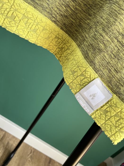 Golf sweter dwustronny zielony żółty green yellow Wed’ze