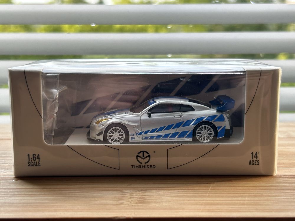 Time Micro Nissan R35 GT-R Szybcy i wściekli z figurka