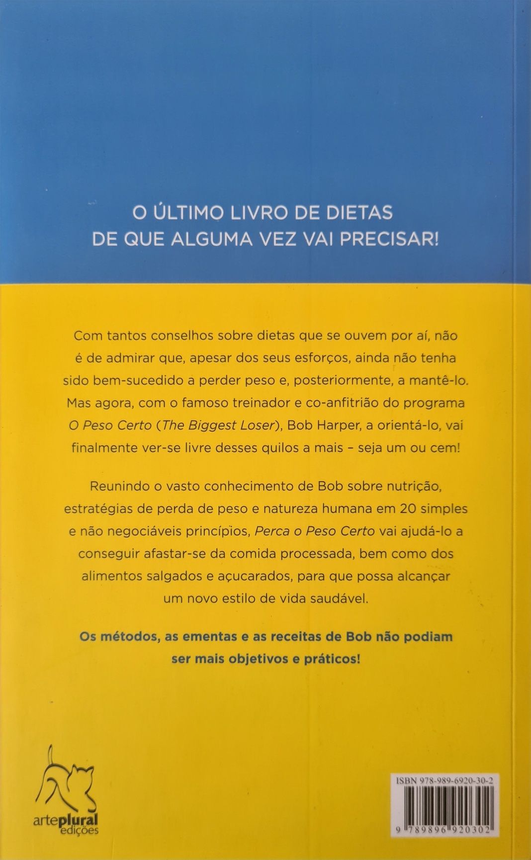 Livro Perca o peso certo Bob Harper
