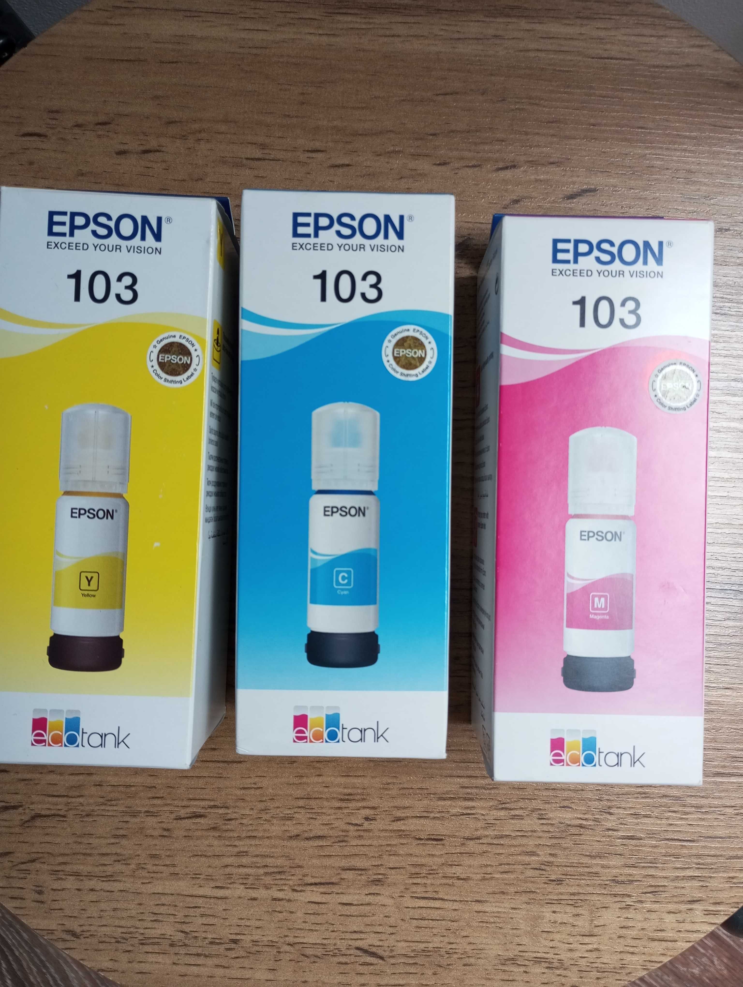 Zestaw oryginalnych tuszy Epson EcoTank 103 L1110 L3110 L3150 L3151