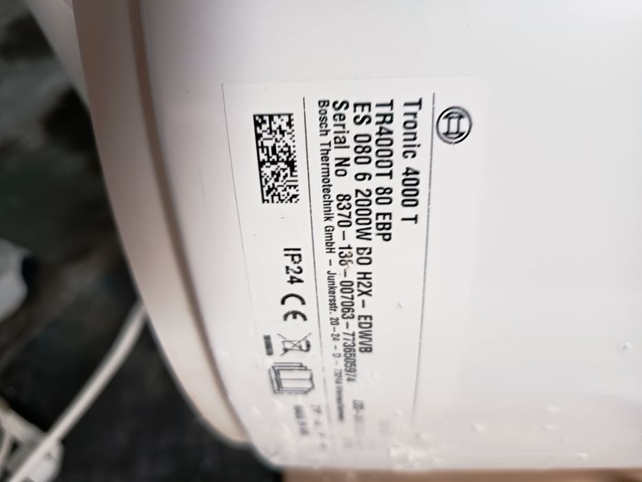 Termo acumulador bosch 4000T 80 L