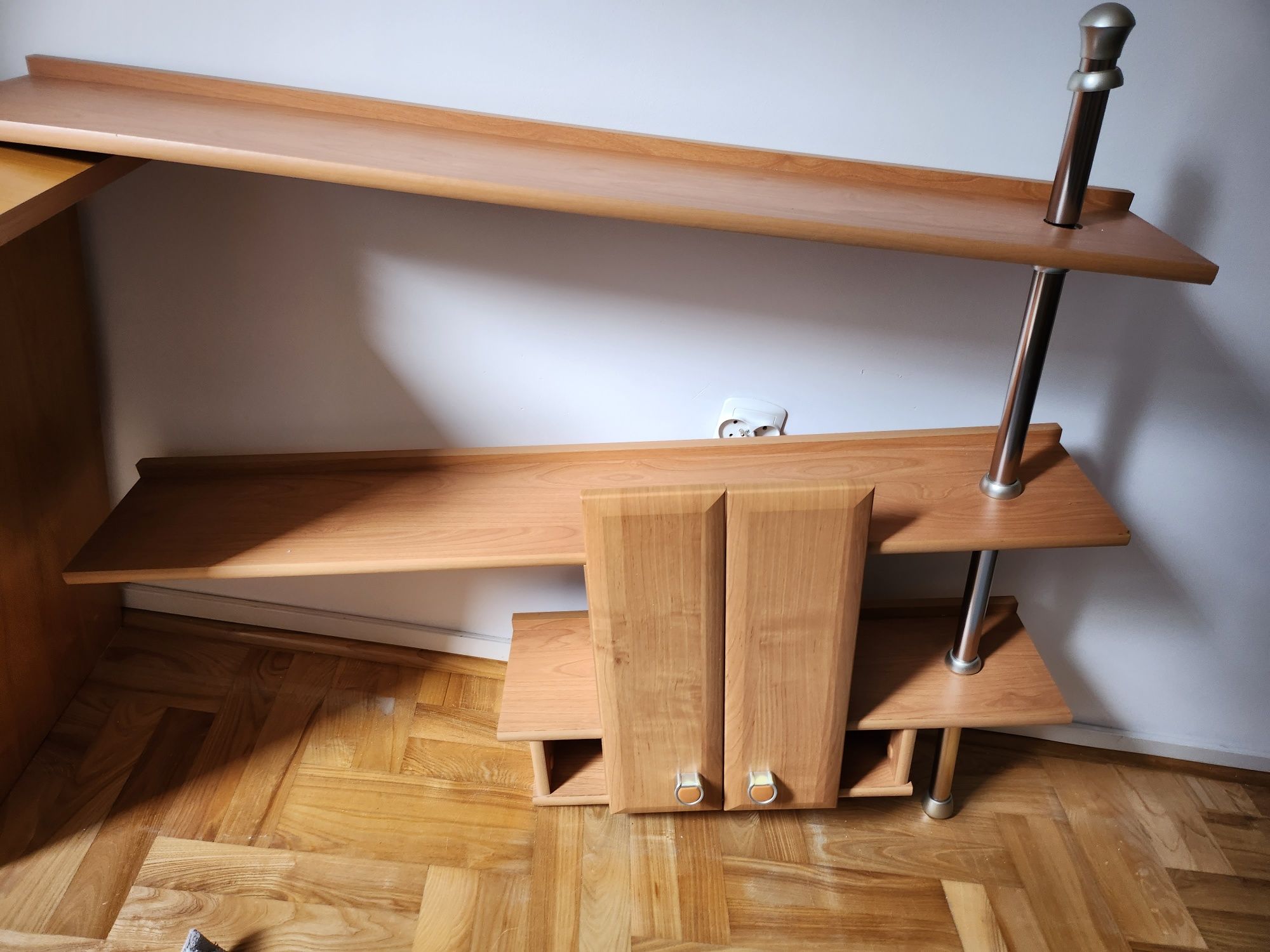 Półka z szafeczką - olcha