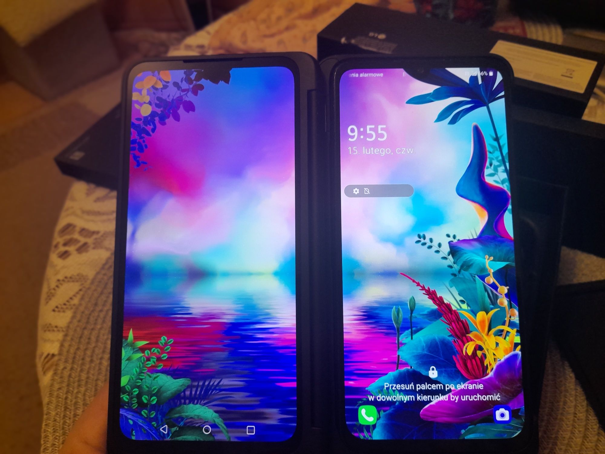 LG G8X THINX DualScreen zamiana