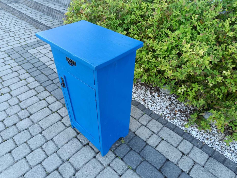 SZAFKA drewniana stara / Nakaslik 50x30 wys 80cm / Szafka nocna antyk