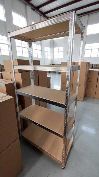 Чорний металевий стелаж 180×90×40 з навантаженням до 175 кг