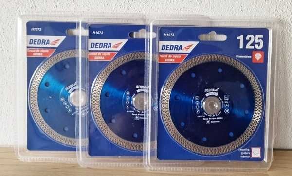 Tarcze diamentowe do cięcia 125 mm x 22,2 mm firmy DEDRA