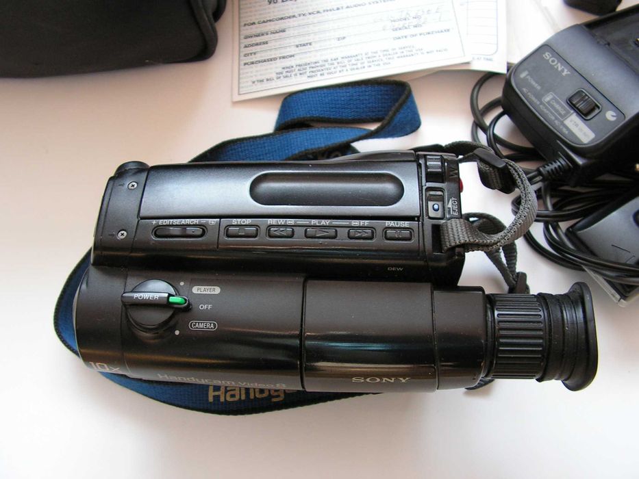 Kamera video Sony 8 mm.
