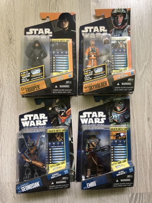 Фігурка Зоряні Війни Star Wars Вейдер Кенобі Люк Клон Йода