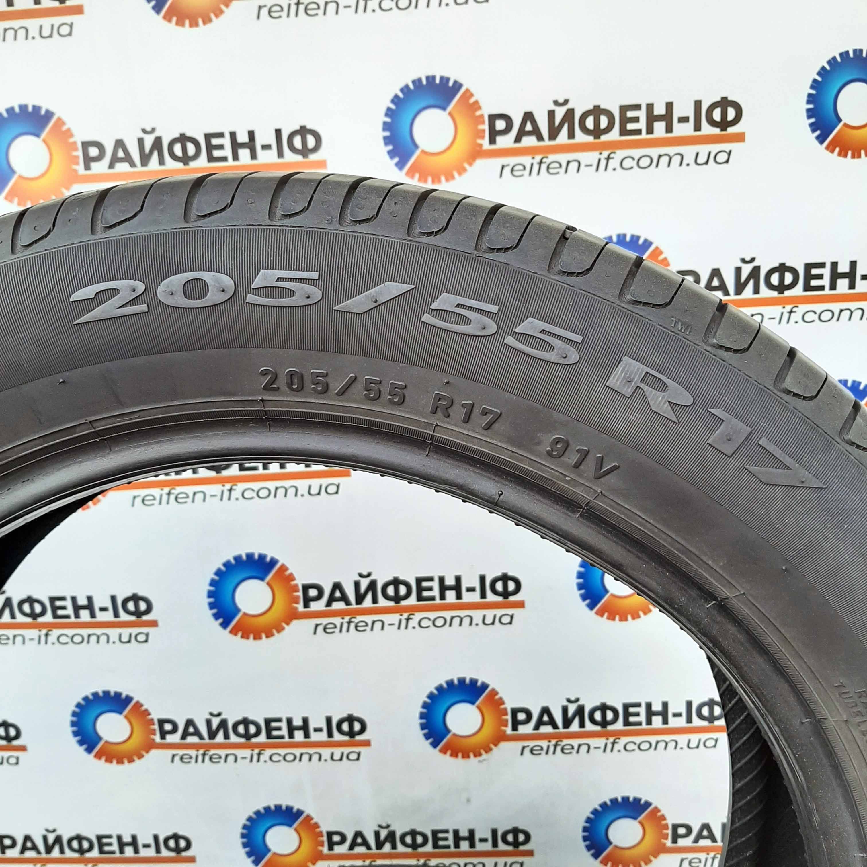 205/55 R17 Pirelli Cinturato p7 б/у шини 2шт ^ 2501356