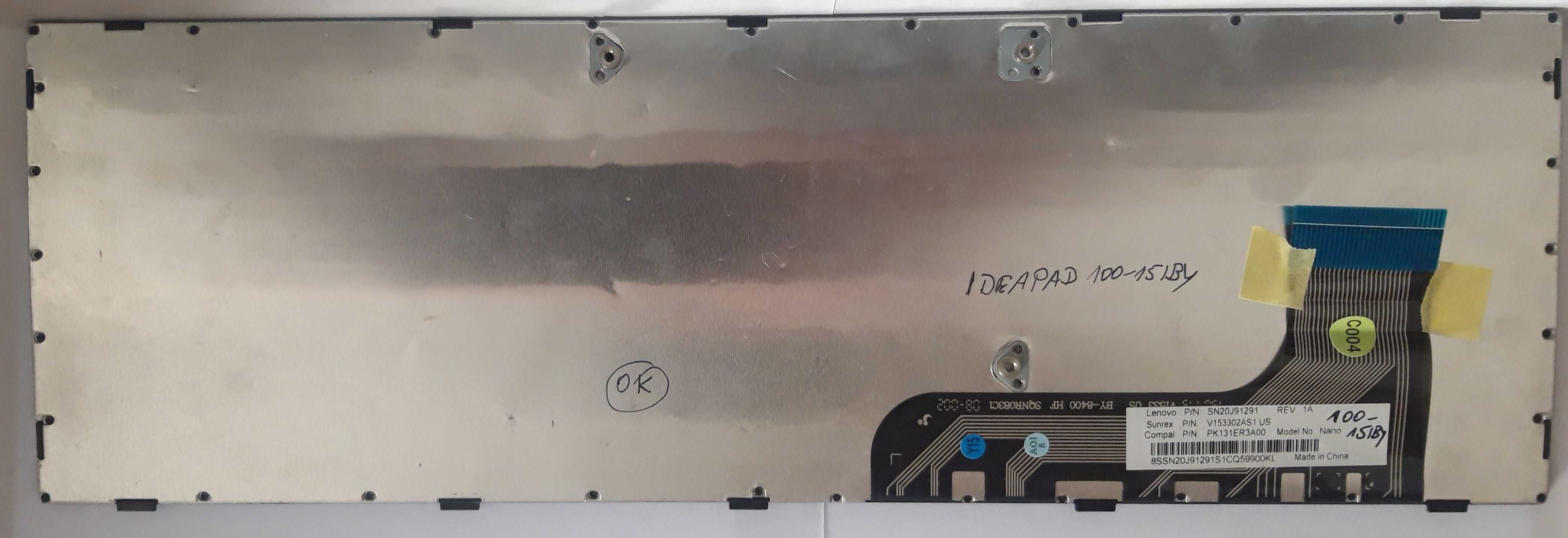 Klawiatura touchpad obudowy klapa matrycy Lenovo Ideapad 100-15IBY org