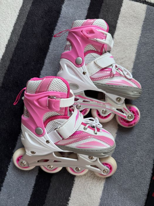 Rolki Łyżwo rolki wrotki łyżwy 3w1 rozm. 31-34