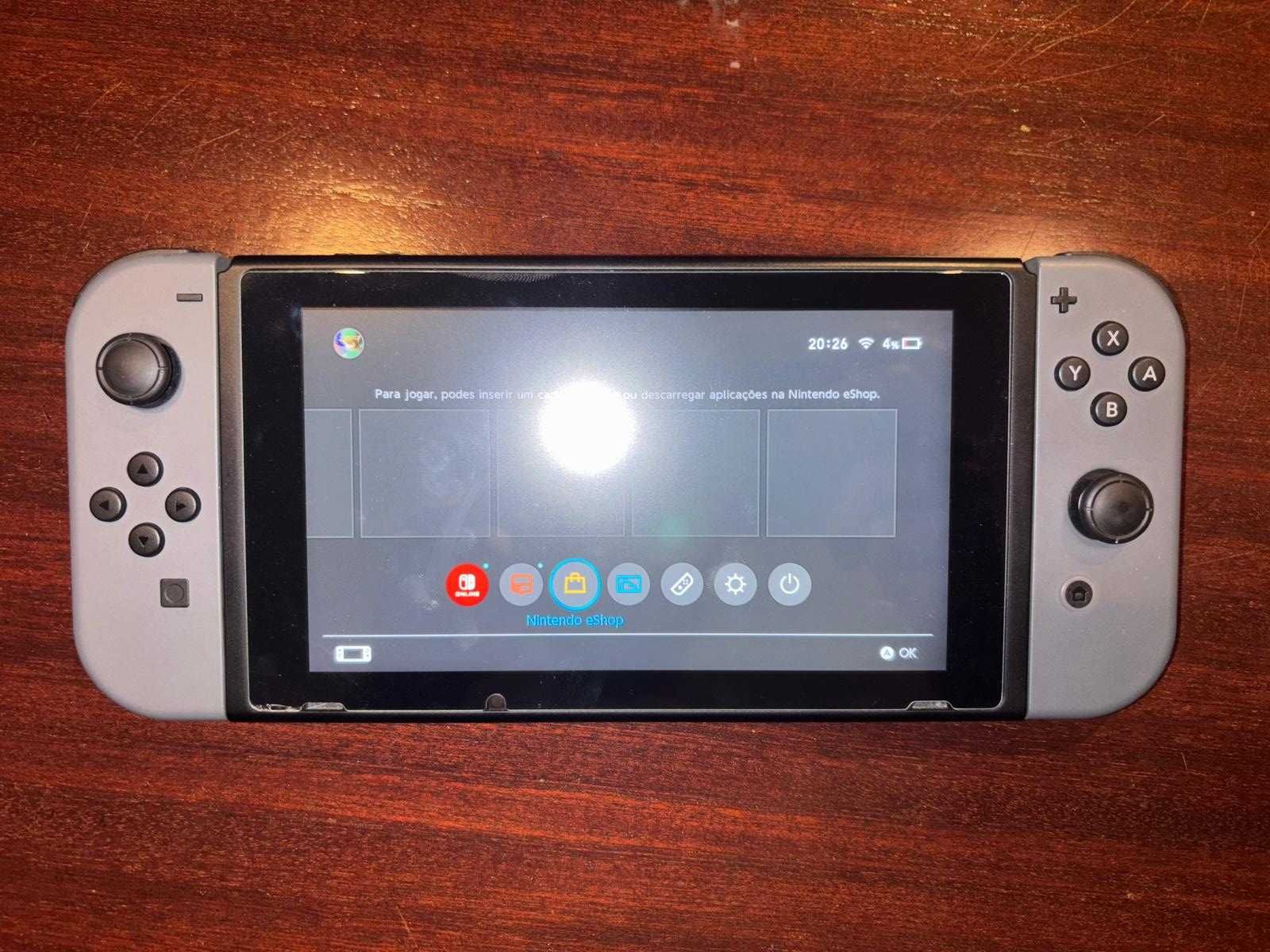 Nitendo Switch V2 + Acessórios + Jogos