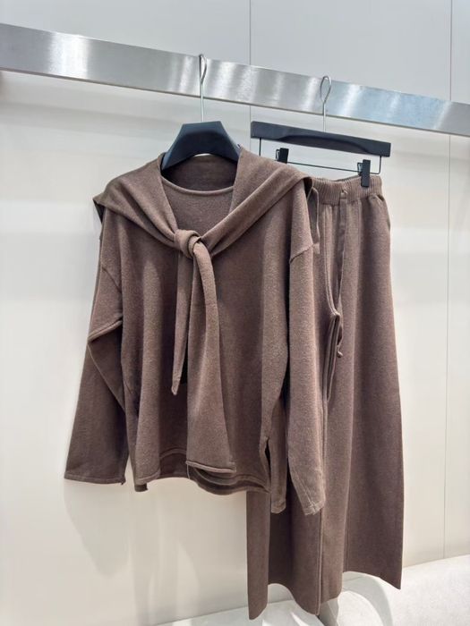 Loro Piana костюм осінній комплект теплий вязаный штани свитер кофта