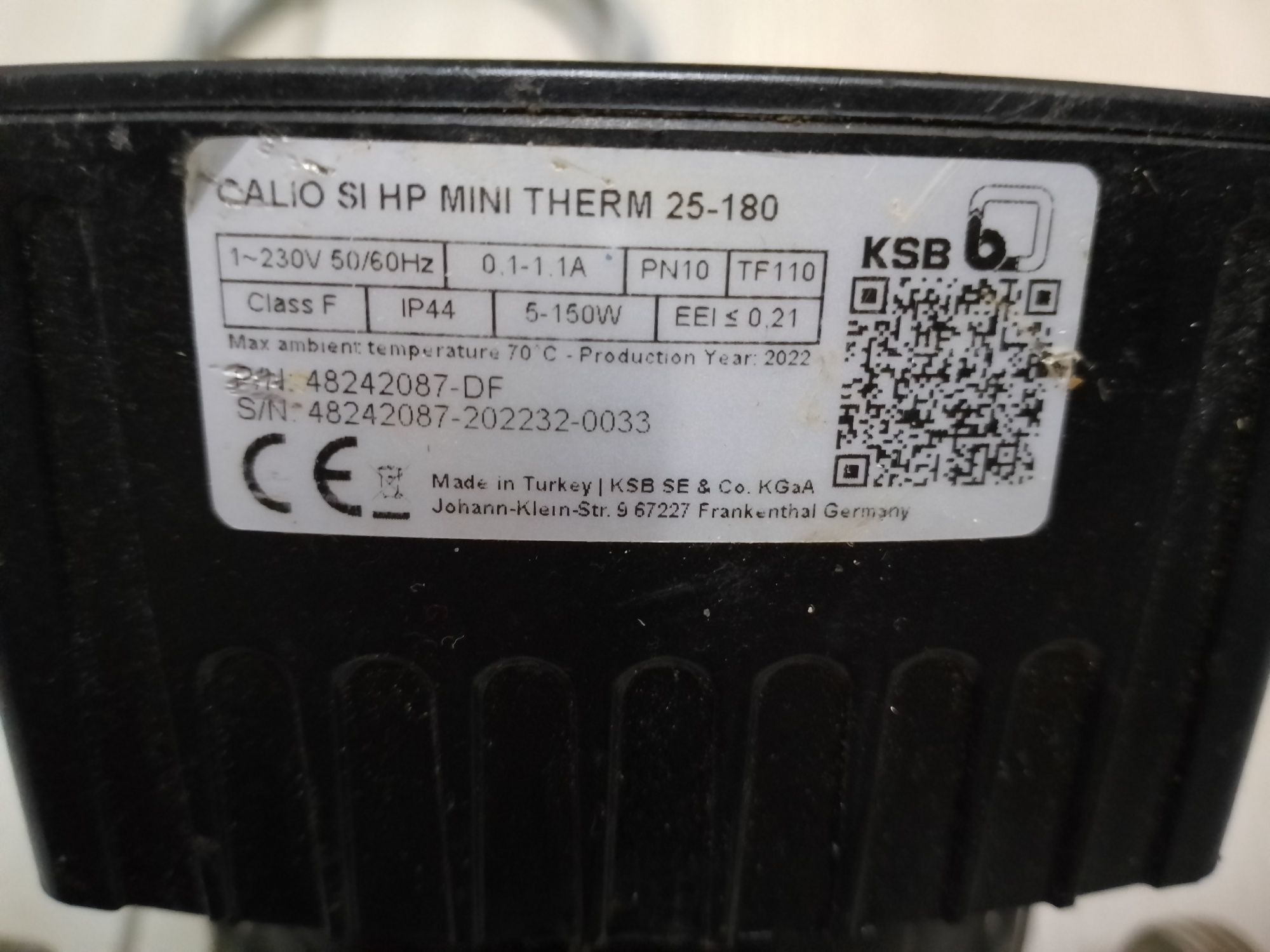 Pompa Calio Si HP mini therm 25/180 korpus nierdzewny Nowa