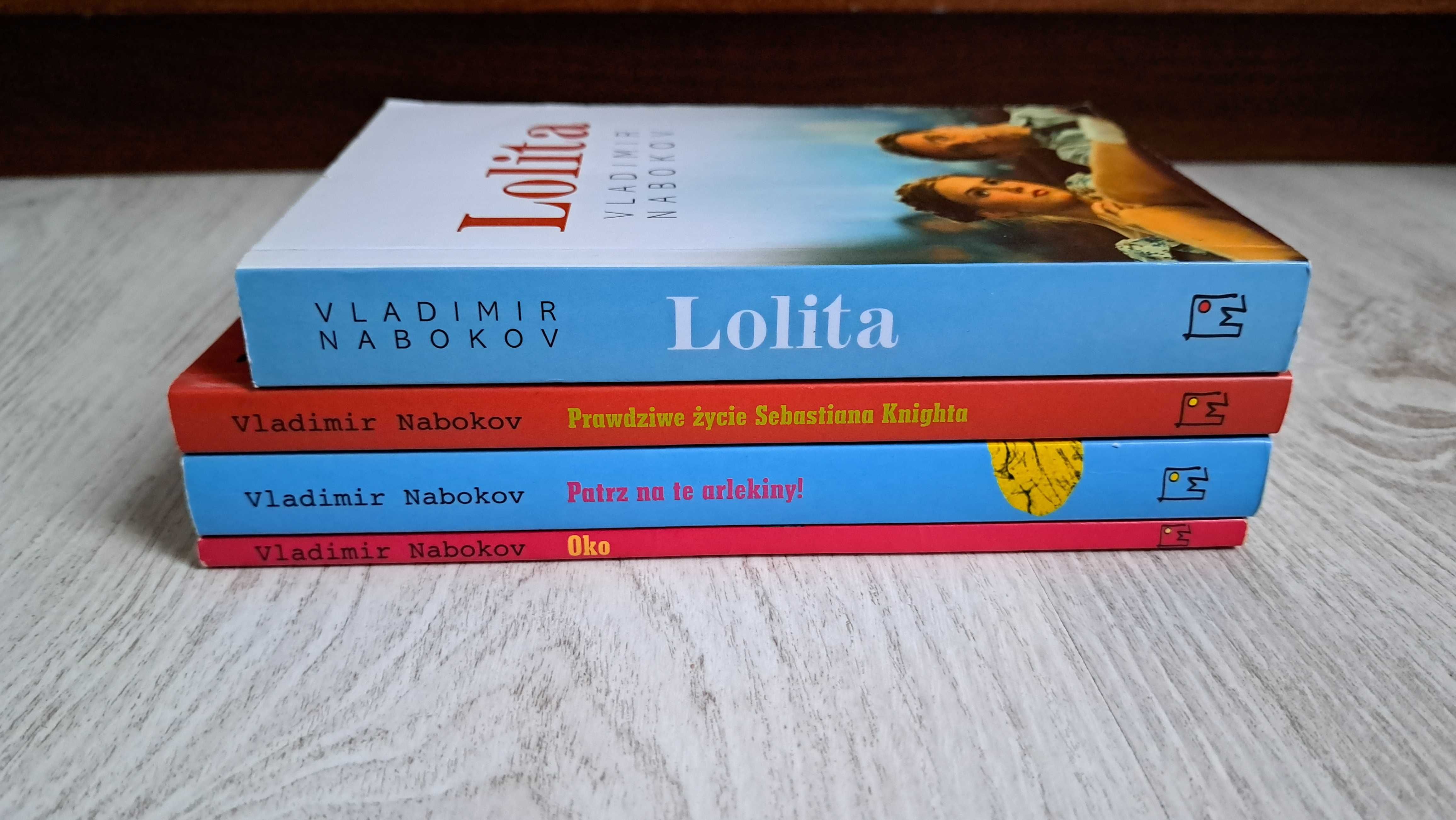 4x Nabokov Lolita Patrz na te arlekiny Oko Prawdziwe życie Sebastiana
