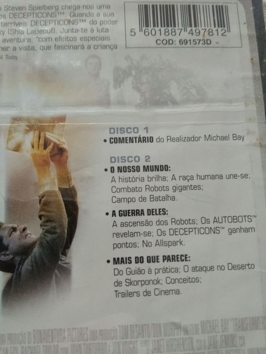 Transformers 2 Protect ed especial STEELBOOK 2 discos Michael Bay NOVO