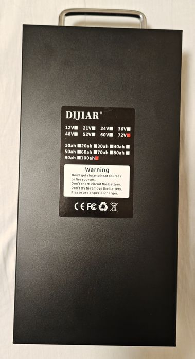 Super Okazja NOWA!!! Bateria Li ion 72V 100Ah Gratis ŁADOWARKA