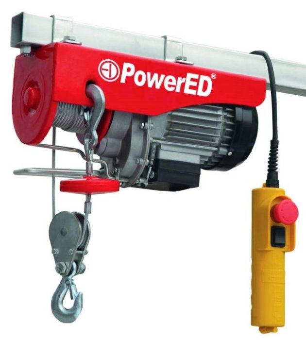 Guincho Garibalde Eléctrico Capac. 300/600 Kgs Cabo 12 metros