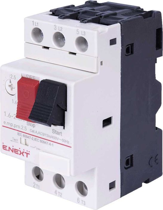Wyłącznik silnikowy e.mp.pro.2.5 1,6-2,5A