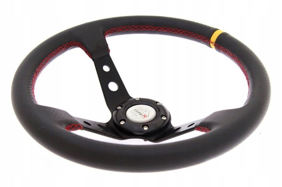 Sportowa kierownica carbon karbon kjs drift momo
