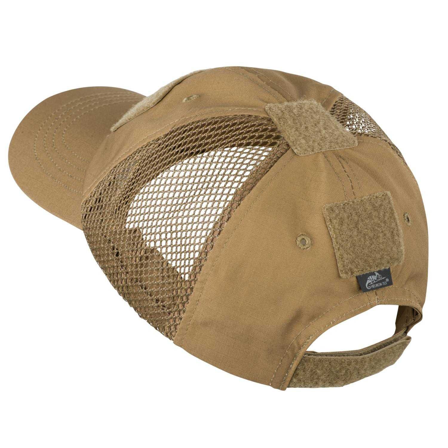 Бейсболка з сіткою Helikon-Tex BBC VENT Cap койот, олива, чорний