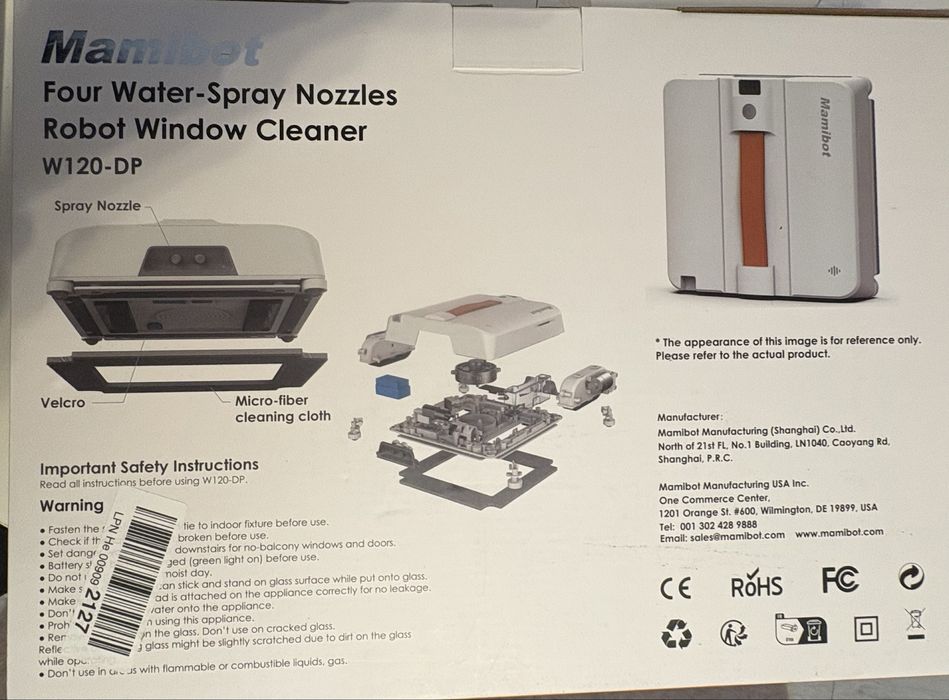 Robot do mycia okien Mamibot W120-DP