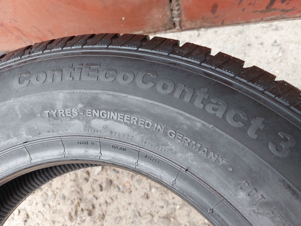 175/80/14 R14 Continental ContiEcoContact 3 4шт ціна за 1шт літо шини