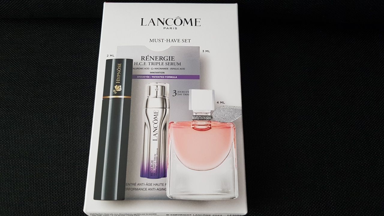 Подарочный набор Lancome из 3 мини версий,годен до 09.2024,оригинал.