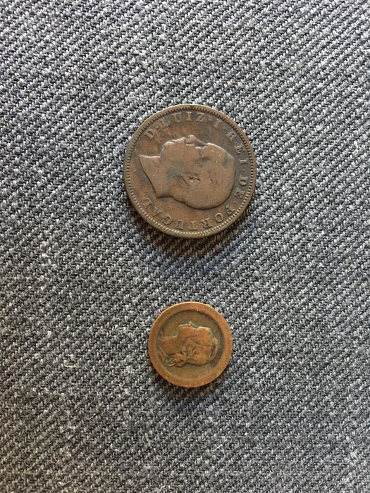 Moedas antigas de colecção