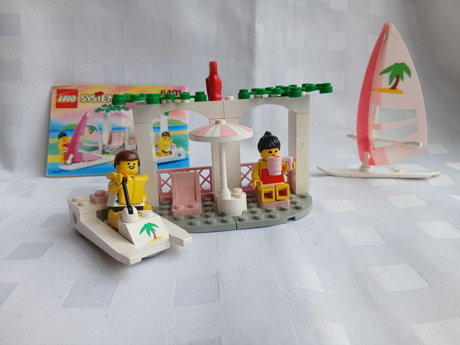 6401 LEGO Zestaw Kompletny Instrukcja Plaża Seaside Cabana