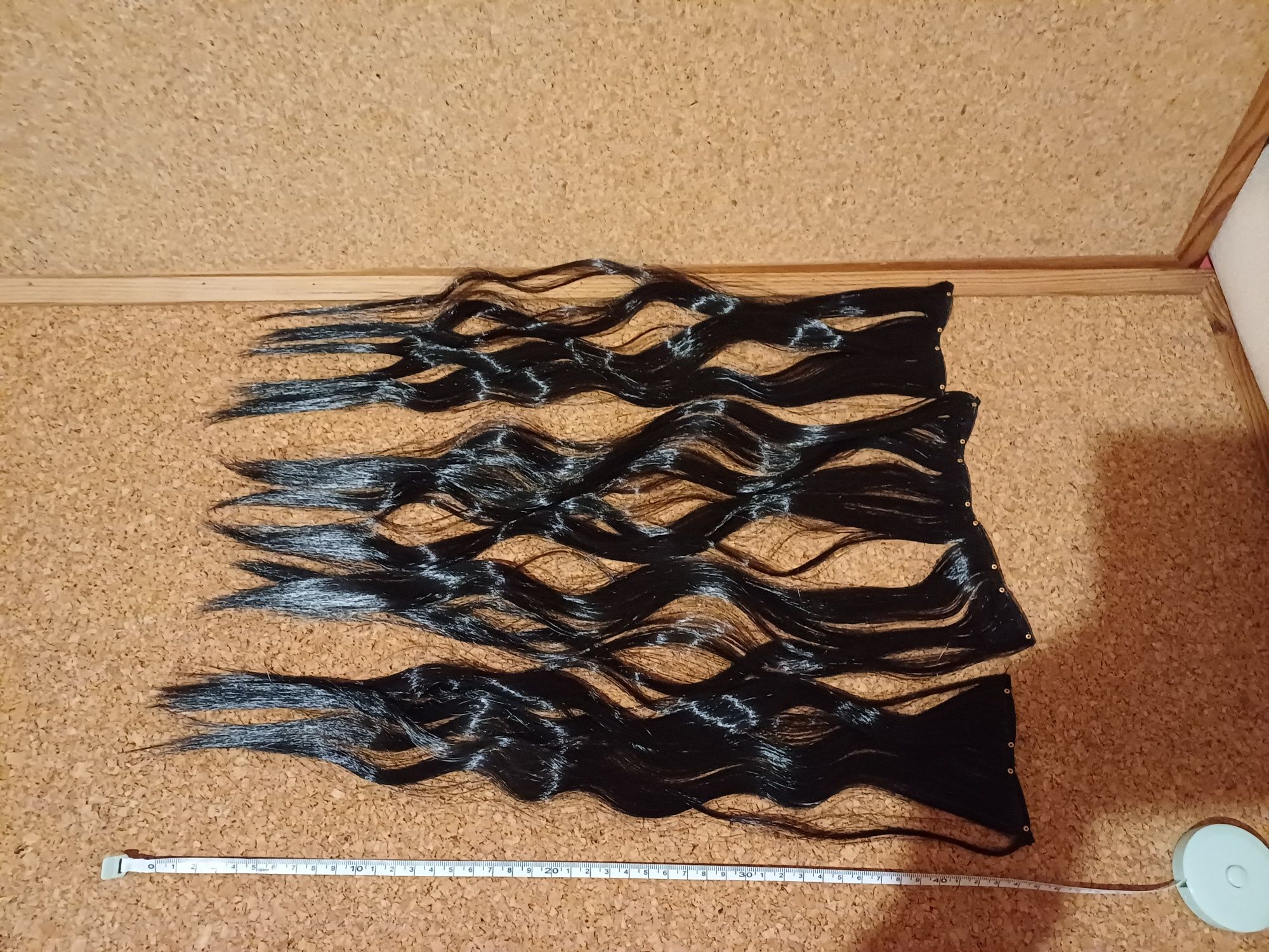 Extensão de cabelo com clips. Novo.