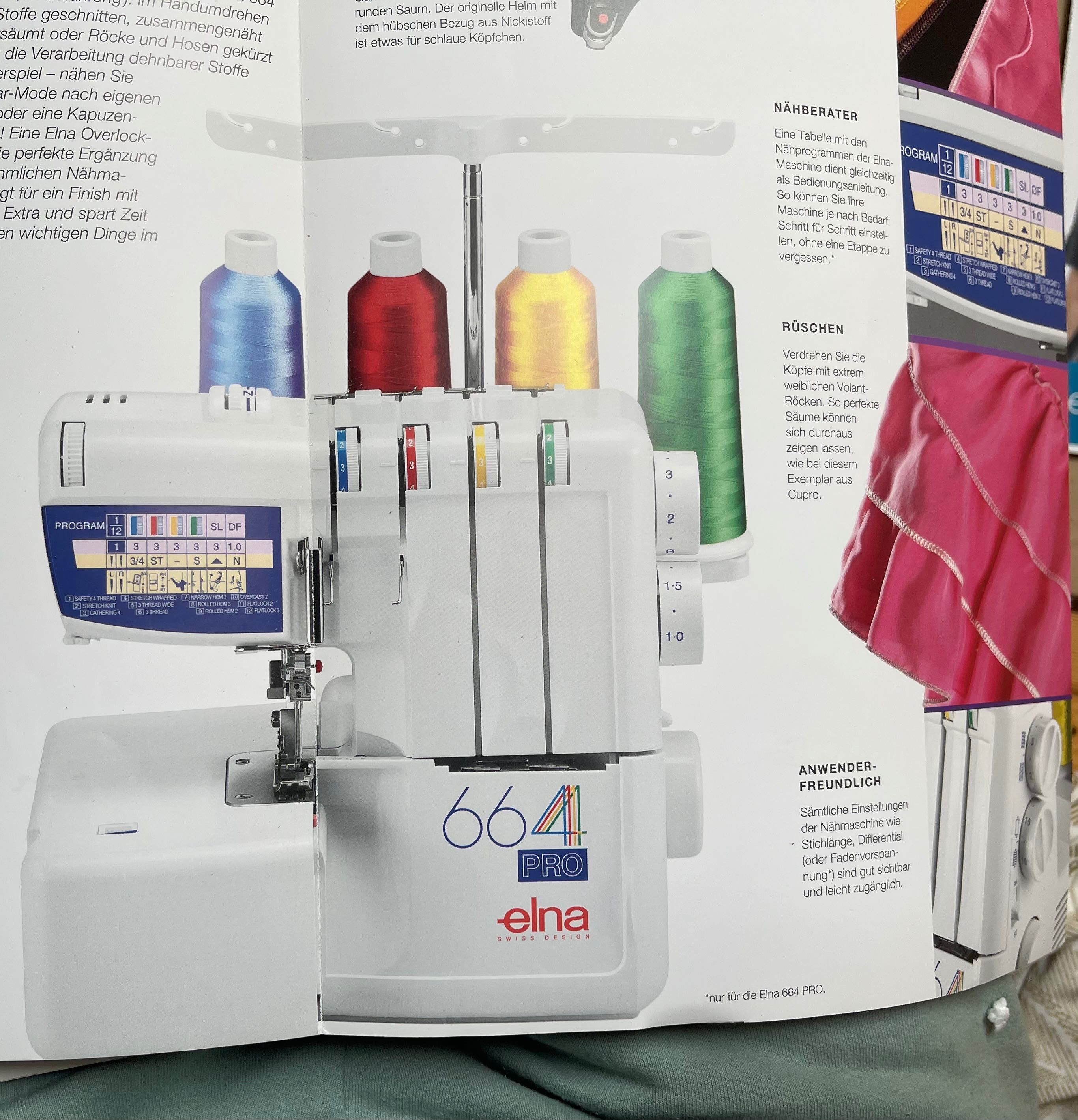Owerlok  Elna 
664 pro