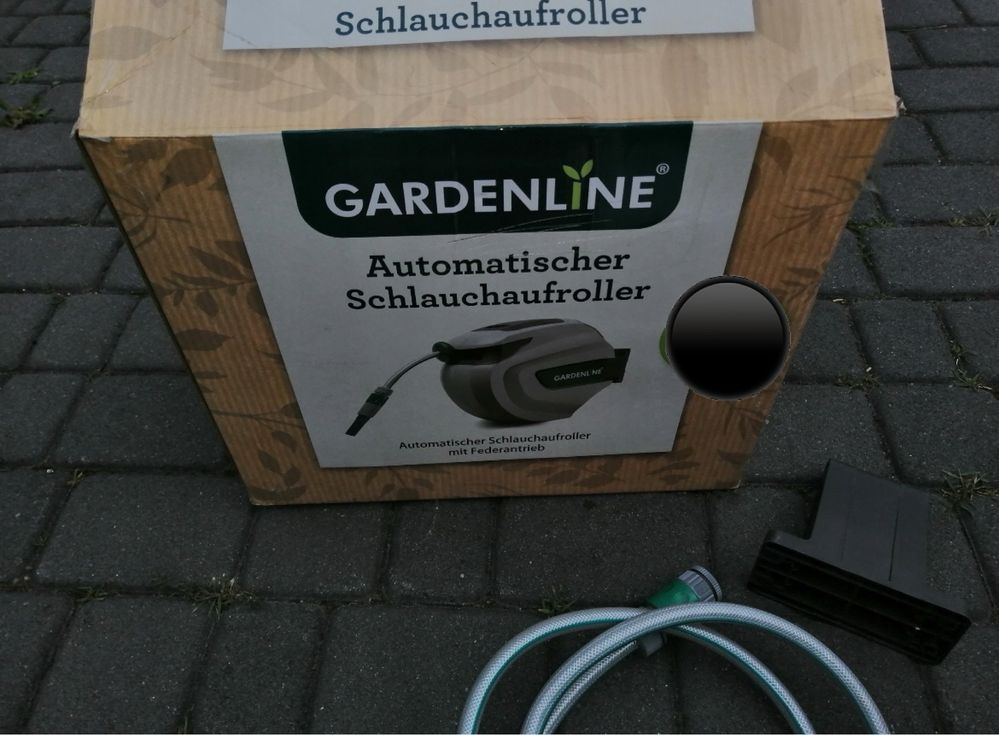 Zwijacz automatyczny węża ogrodowego 25 m GARDEN LINE